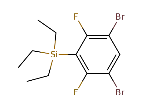 (3,5-dibromo-2,6-difluorophenyl)triethylsilane