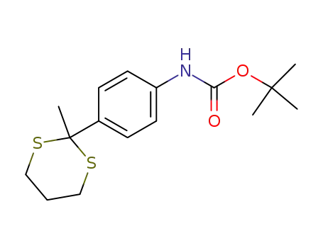 2-methyl-2-(4-N-tert-butoxycarbonylphenyl)-1,3-dithiane