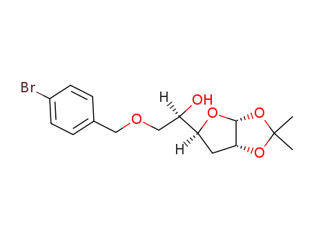 6-(4-bromobenzyloxy)-3-deoxy-1,2-O-isopropylidene-D-glucose