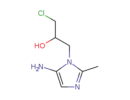 1-(3-chloro-2-hydroxypropyl)-2-methyl-5-aminoimidazole