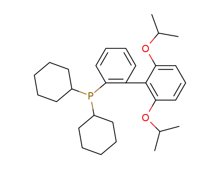 Molecular Structure of 787618-22-8 (2-DICYCLOHEXYLPHOSPHINO-2',6'-DI-I-PROPOXY-1,1'-BIPHENYL)
