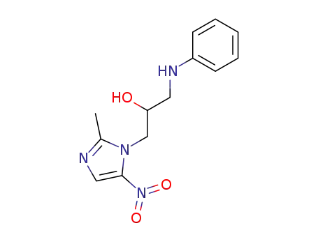 1-(3'-anilino-2'-hydroxypropyl)-2-methyl-5-nitroimidazole