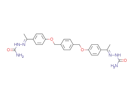 1-{4-[4-mono(4-acetylphenoxymethyl)benzyloxy]phenyl}-1-ethanone-N-aminocarbonylsemicarbazone