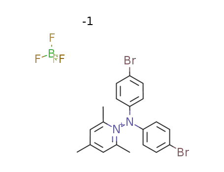 N-(4,4′-dibromodiphenylamino)-2,4,6-trimethylpyridinium tetrafluoroborate