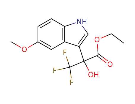 3,3,3-trifluoro-2-hydroxy-2-(5-methoxy-1H-indol-3-yl)-propionic acid ethyl ester