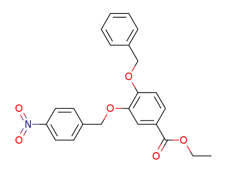 4-benzyloxy-3-(4-nitro-benzyloxy)-benzoic acid ethyl ester