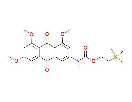 1,3,8-trimethoxy-6-[(trimethylsilylethoxycarbonyl)amino]-9,10-anthraquinone