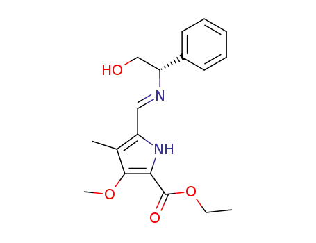 ethyl 4-methyl-3-methoxy-5-[(L-phenylglycinolimino)methyl]-1H-pyrrole-2-carboxylate