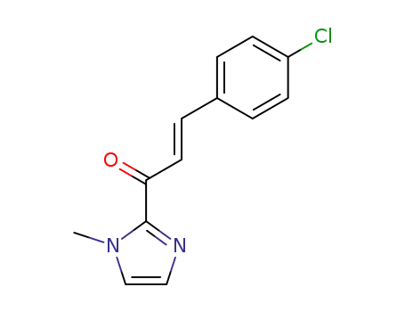 (E)-3-(4-chlorophenyl)-1-(1-methyl-1H-imidazol-2-yl)prop-2-en-1-one