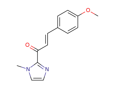 (E)-3-(4-methoxyphenyl)-1-(1-methyl-1H-imidazol-2-yl)prop-2-en-1-one