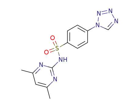 N-(4,6-dimethyl-pyrimidin-2-yl)-4-tetrazol-1-yl-benzenesulfonamide
