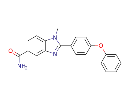 1-methyl-2-(4-phenoxy-phenyl)-1H-benzoimidazole-5-carboxylic acid amide
