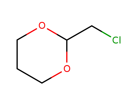 Molecular Structure of 5695-72-7 (1,3-Dioxane, 2-(chloromethyl)-)