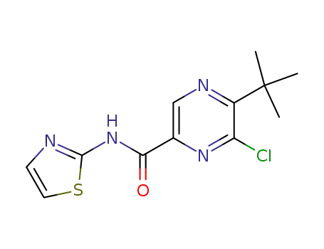 5-tert-butyl-6-chloro-pyrazine-2-carboxylic acid thiazol-2-ylamide