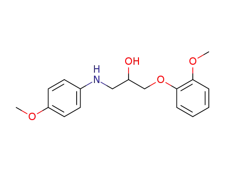 1-(2-methoxyphenoxy)-3-(4-methoxyphenylamino)propan-2-ol