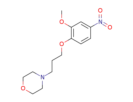 3-methoxy-4-(3'-N-morpholino)propoxynitro-benzene