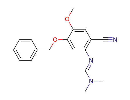 (E)-N'-(5-benzyloxy-2-cyano-4-methoxyphenyl)-N,N-dimethylformimidamide