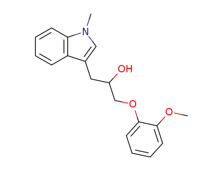 1-(2-methoxy-phenoxy)-3-(1-methyl-1H-indol-3-yl)-propan-2-ol