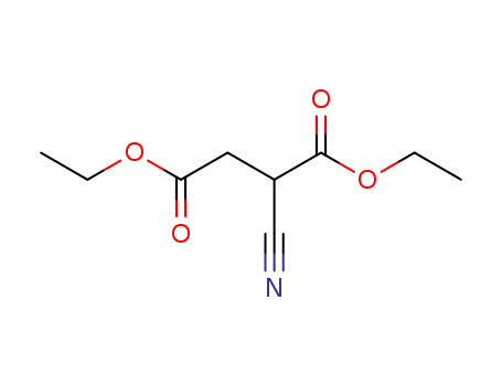 Molecular Structure of 10359-15-6 (2-CYANO-SUCCINIC ACID DIETHYL ESTER)