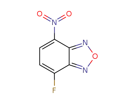 Molecular Structure of 29270-56-2 (4-Fluoro-7-nitrobenzofurazan)