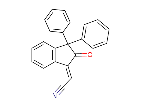 (E)-(3,3-diphenyl-2-oxoindan-1-ylidene)acetonitrile