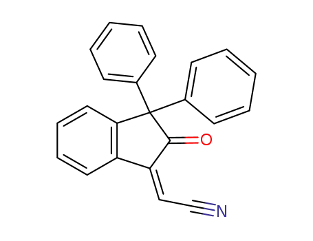 (Z)-(3,3-diphenyl-2-oxoindan-1-ylidene)acetonitrile