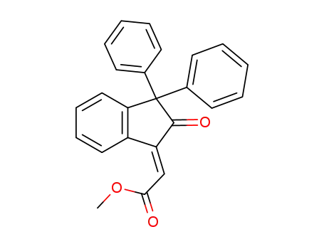 (E)-(3,3-diphenyl-2-oxoindan-1-ylidene)acetic acid methyl ester