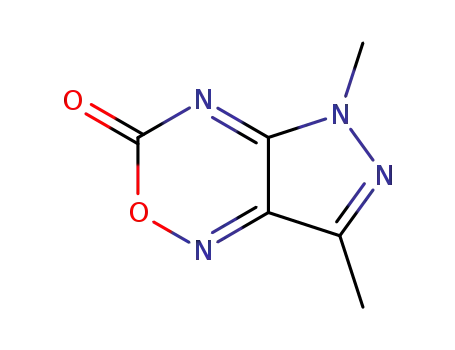 5,7-dimethylpyrazolo<4,3-c><1,2,5>oxadiazin-3(5H)-one
