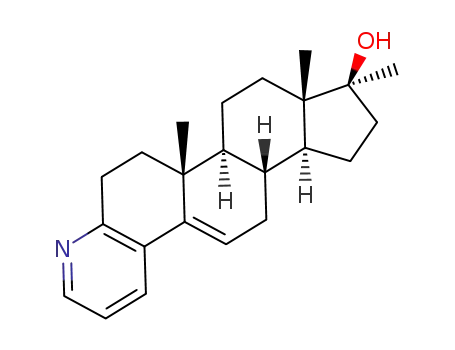 17α-methyl-17β-hydroxy-5-ene-androst-3-eno[3,4-b]pyridine