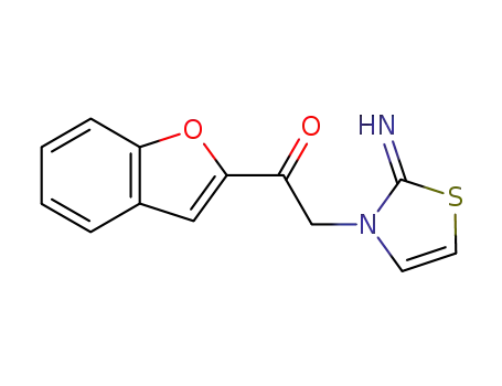 1-(benzofuran-2-yl)-2-(2-iminothiazol-3(2H)-yl)ethanone