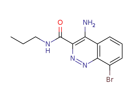 Molecular Structure of 107346-32-7 (4-AMINO-8-BROMO-N-PROPYL-DAZINE-3-AMIDE)