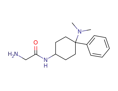 2-amino-N-(4-dimethylamino-4-phenyl-cyclohexyl)-acetamide