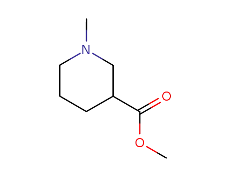 Molecular Structure of 1690-72-8 (1-METHYL-PIPERIDINE-3-CARBOXYLIC ACID METHYL ESTER)