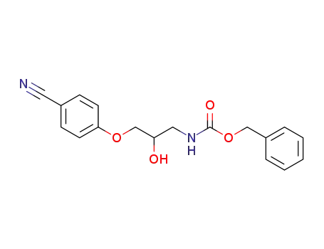 benzyl 3-(4-cyanophenoxy)-2-hydroxypropylcarbamate