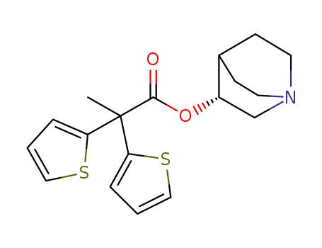 (3R)-1-azabicyclo[2.2.2]oct-3-yl 2,2-di-2-thienylpropanoate