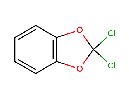 2032-75-9,2,2-Dichloro-1,3-benzodioxole,2,2-Dichlorobenzodioxolane;2,2-Dichlorobenzodioxole;Pyrocatechol dichloromethylene acetal;2,2-Dichlorobenzo[1,3]dioxol;Benzene,1,2-[(dichloromethylene)dioxy]- (6CI,7CI,8CI);2,2-Dichloro-1,3-benzodioxole;