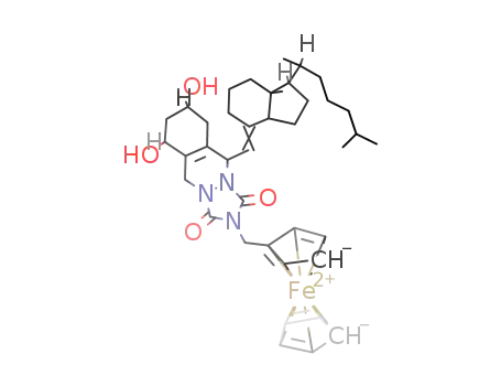 alfacalcidol/4-(ferrocenylmethyl)-1,2,4-triazioline-3,5-dione adduct