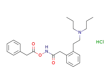 N-[(phenylacetyl)oxy]-2-{2-[2-(dipropylamino)ethyl]phenyl}acetamide hydrochloride