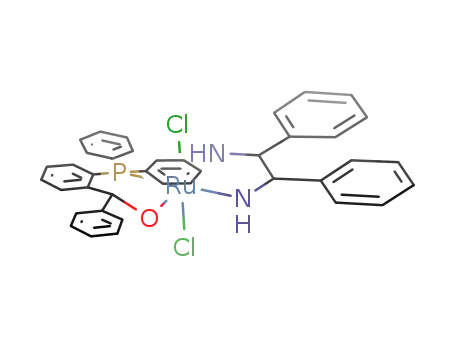 RuCl2{2-diphenylphosphinobenzhydrol}{(S,S)-diphenylethylenediamine}