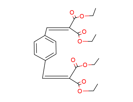 Tetraethyl 2,2-(1,4-phenylenedimethylidyne)bismalonate