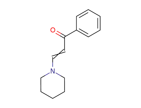 Molecular Structure of 4452-12-4 (1-Phenyl-3-piperidino-2-propene-1-one)