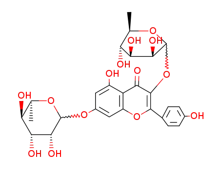Molecular Structure of 482-38-2 (KAEMPFERITRIN)