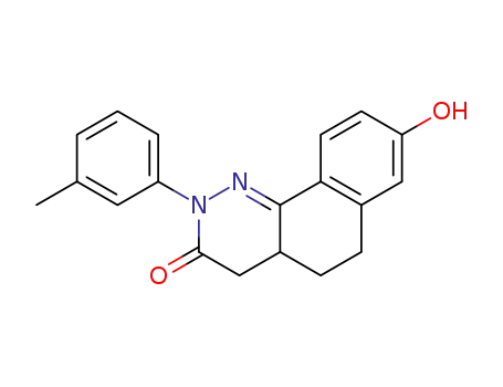 8-Hydroxy-(3-methylphenyl)-4,4a,5,6-tetrahydrobenzo[h]cinnolin-3(2H)-one