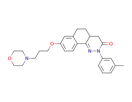 2-(3-methylphenyl)-8-(3-morpholinopropoxy)-4,4a,5,6-tetrahydrobenzo[h]cinnolin-3(2H)-one