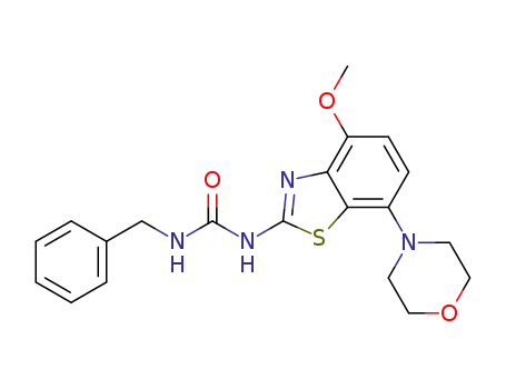 1-Benzyl-3-(4-methoxy-7-morpholin-4-yl-benzothiazol-2-yl)-urea
