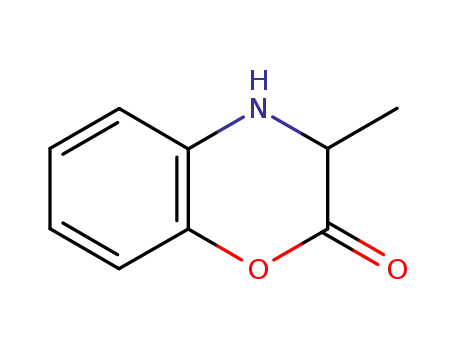 Molecular Structure of 84529-13-5 (2H-1,4-Benzoxazin-2-one,3,4-dihydro-3-methyl-(6CI,9CI))
