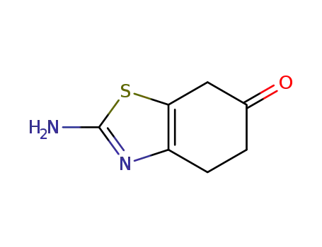 Molecular Structure of 113030-24-3 (2-Amino-6-oxo-4,5,6,7-tetrahydrobenzothiazole)