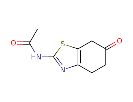 Molecular Structure of 404892-23-5 (Acetamide, N-(4,5,6,7-tetrahydro-6-oxo-2-benzothiazolyl)-)