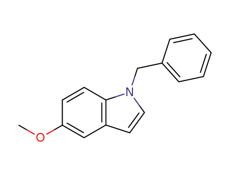 Molecular Structure of 16382-21-1 (1-benzyl-5-methoxy-1H-indole)