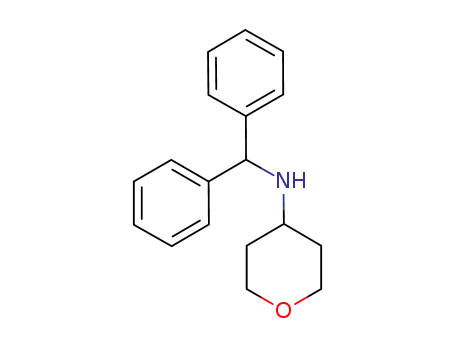 Molecular Structure of 625126-73-0 (N-BENZHYDRYL-TETRAHYDRO-2H-PYRAN-4-AMINE)